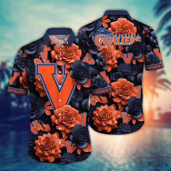 NCAA Virginia Cavaliers Hawaiian Shirt Campus Carnival For Sports Fans