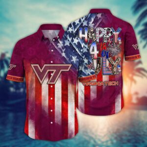 NCAA Virginia Tech Hokies Hawaiian…