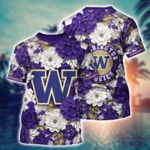 NCAA Washington Huskies 3D T-Shirt…