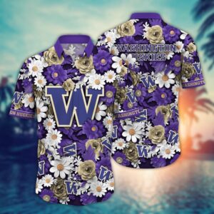 NCAA Washington Huskies Hawaiian Shirt…