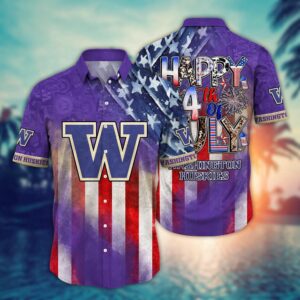 NCAA Washington Huskies Hawaiian Shirt…