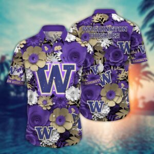 NCAA Washington Huskies Hawaiian Shirt…