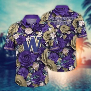 NCAA Washington Huskies Hawaiian Shirt…