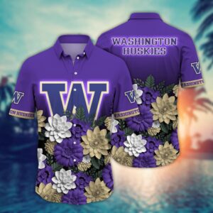 NCAA Washington Huskies Hawaiian Shirt…