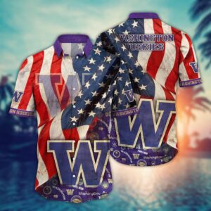 NCAA Washington Huskies Hawaiian Shirt…