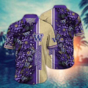 NCAA Washington Huskies Hawaiian Shirt…