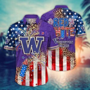 NCAA Washington Huskies Hawaiian Shirt…