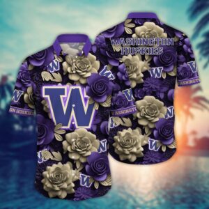 NCAA Washington Huskies Hawaiian Shirt…