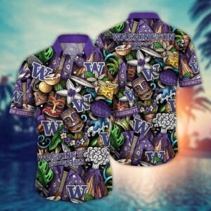 NCAA Washington Huskies Hawaiian Shirt…