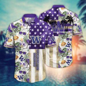 NCAA Washington Huskies Hawaiian Shirt…