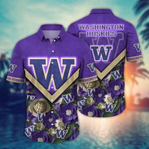 NCAA Washington Huskies Hawaiian Shirt…