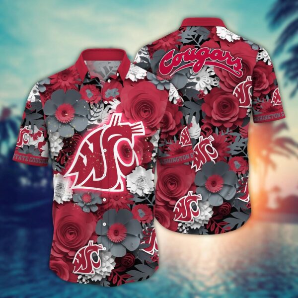 NCAA Washington State Cougars Hawaiian Shirt Breeze Through Triumph For Fans