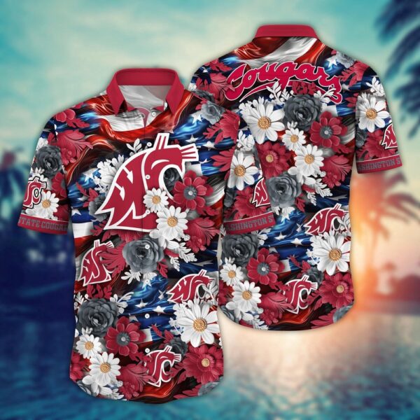 NCAA Washington State Cougars Hawaiian Shirt Campus Couture Gift For Fans