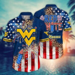 NCAA West Virginia Mountaineers Hawaiian…