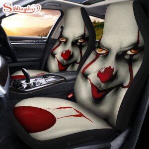 Pennywise Face Halloween Car Seat…