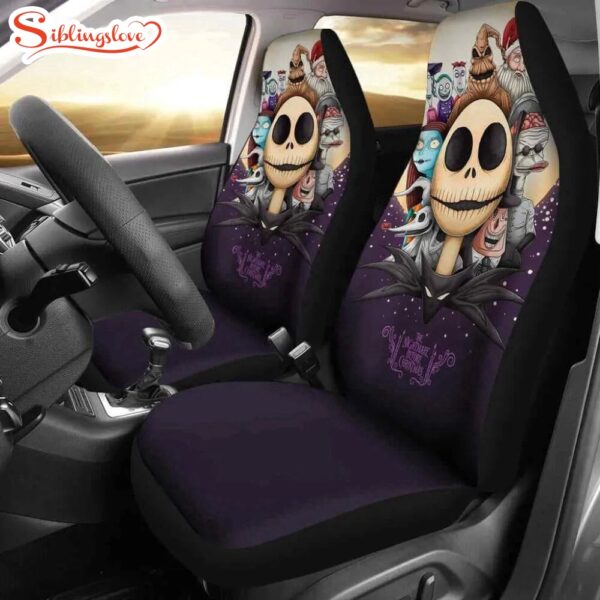 The Nightmare Before Christmas Fans Jack And Friends Spooky Car Seat Covers