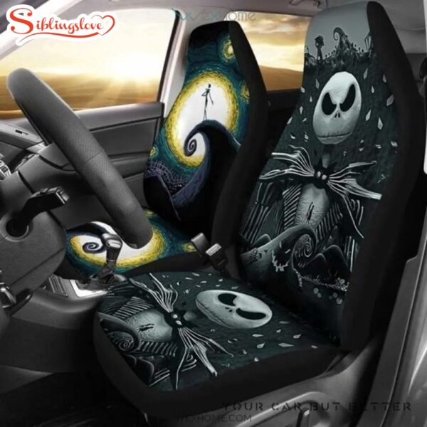 The Nightmare Before Christmas Jack Skellington Disney Car Seat Covers