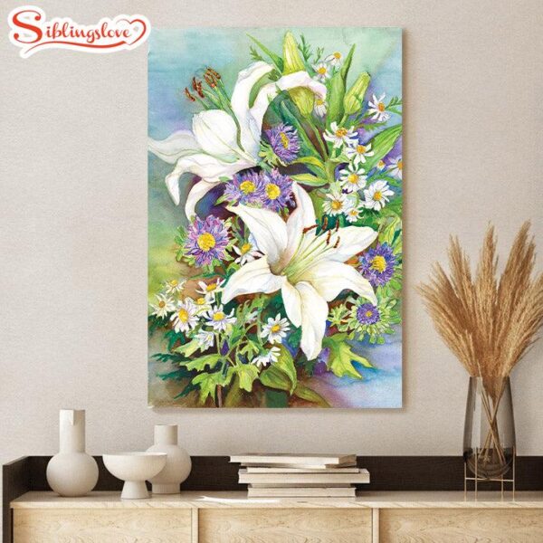 A Spring Bouquet Canvas Poster Wall Art