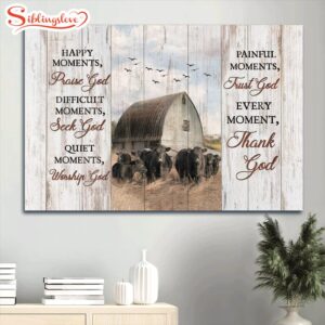 Aberdeen Angus Canvas Tranquil Farm…