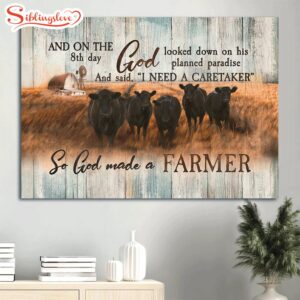 Aberdeen Angus Canvas Tranquil Farm…