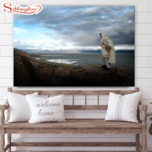 Alone Shepherd Canvas Wall Art