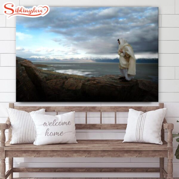 Alone Shepherd Canvas Wall Art