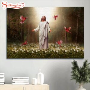 Amazing Forest Jesus Painting Pretty…