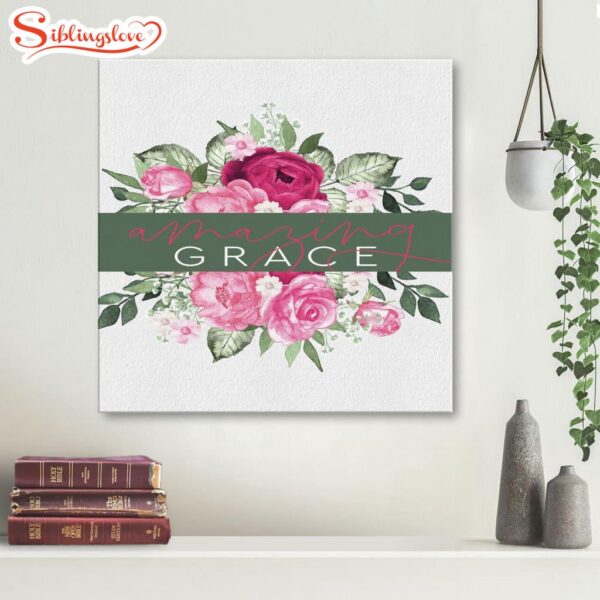 Amazing Grace Canvas Wall Art Decoration