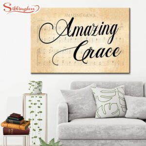 Amazing Grace Wall Art, Sheet…