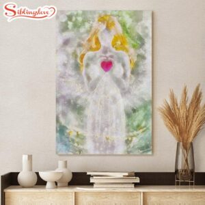 Angel Heart Wall Art Canvas…