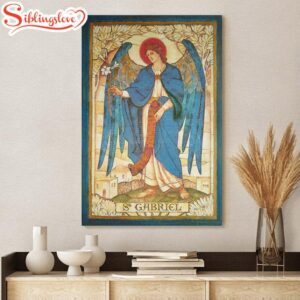 Archangel Gabriel Canvas Poster Wall…