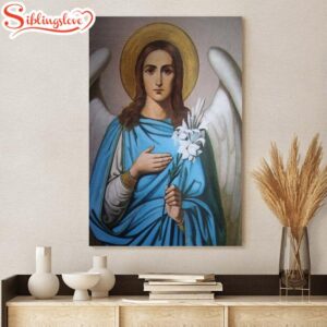 Archangel Gabriel Canvas Wall Art…