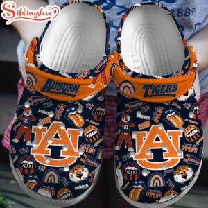 Auburn Tigers NCAA Sport Clogs Shoes Comfortable For Men Women