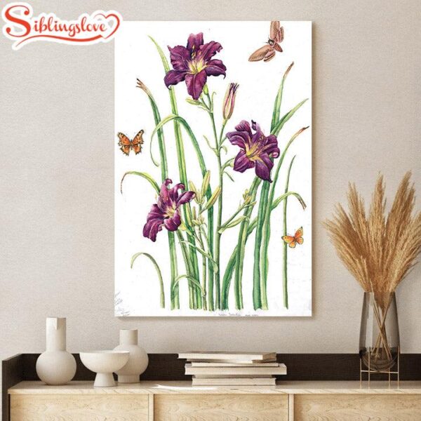 August Bouquet Canvas Art Print Decor