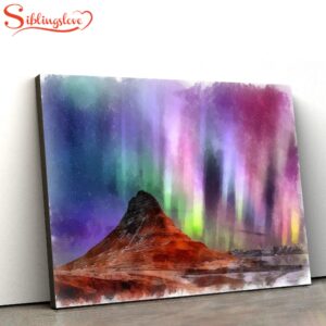 Aurora Polar Lights Painting Canvas…