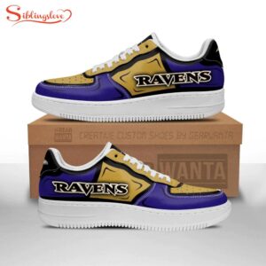 Baltimore Ravens NFL Air Force 1 Shoes For Fans