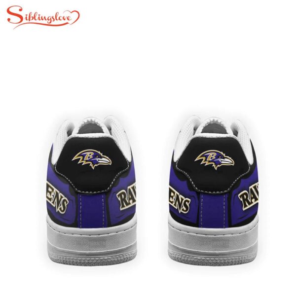 Baltimore Ravens NFL Air Force 1 Shoes For Fans