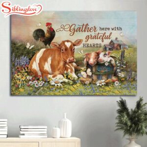 Beautiful Animals Farm Painting Gather…