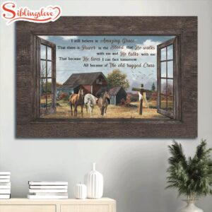 Beautiful Countryside Painting Horse Drawing…