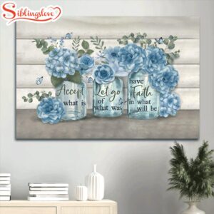 Beautiful Flower Blue Flower Vase…