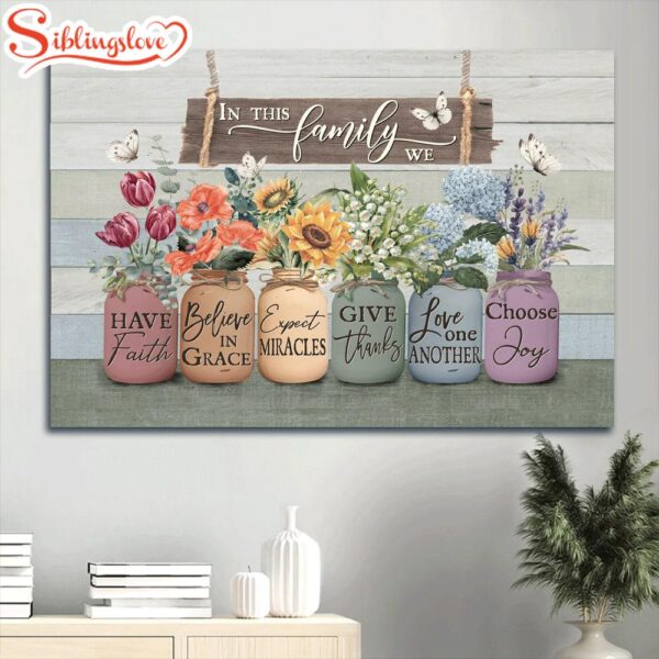 Beautiful Flowers Sunflower Tulip Hydrangea Bell Flower In This Family Canvas Wall Art