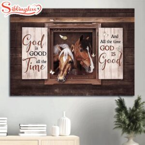 Beautiful Horse Square Frame White…