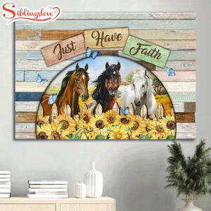 Beautiful Horses Half Circle Mirror…