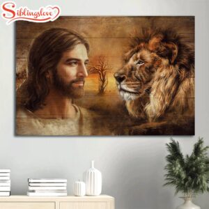 Beautiful Jesus Drawing Lion Face…