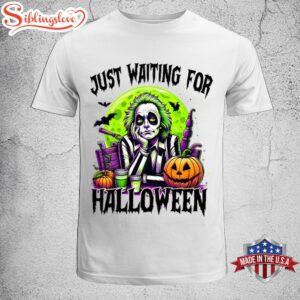 Beetlejuice Just Waiting For Halloween Unisex T-Shirt