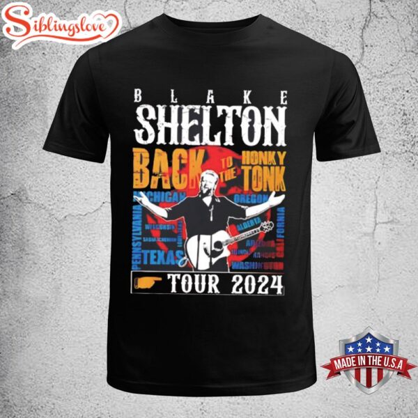 Blake Shelton Music Tour 2024 Unisex T-Shirt