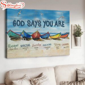 Boat Beach Painting God Says…