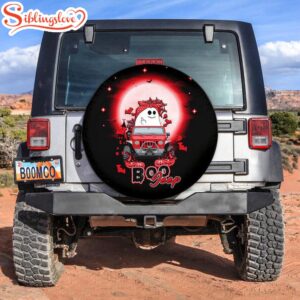 Boo Happy Halloween Tire Cover…