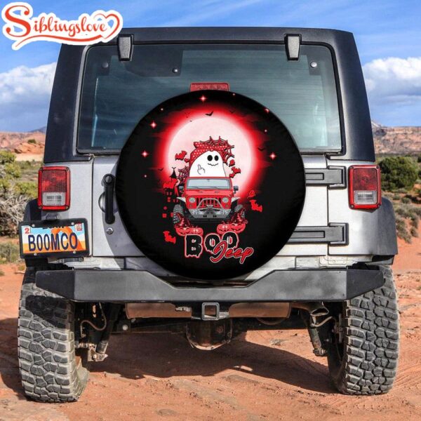 Boo Happy Halloween Tire Cover Gift For Campers