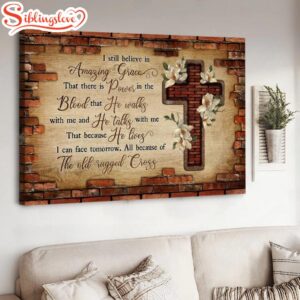 Brick Wall Jesus Cross The…